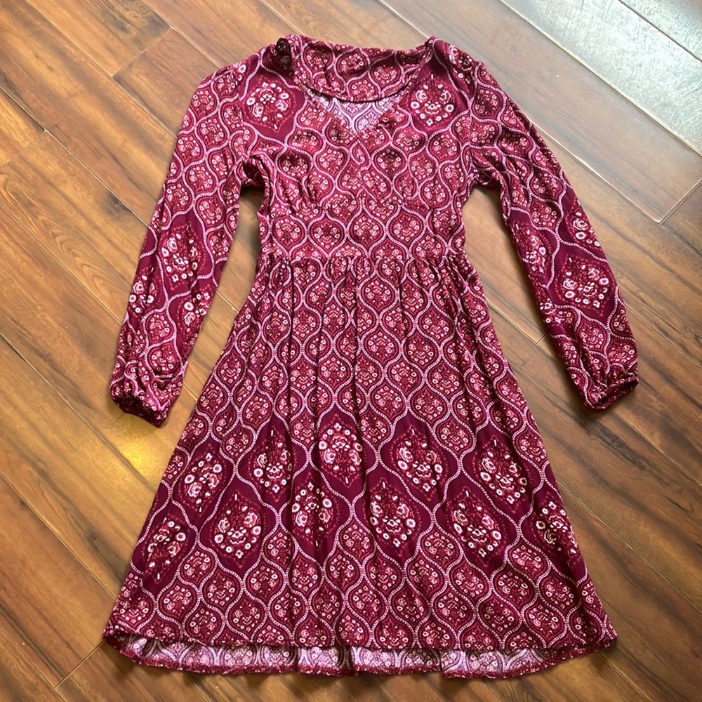 Purple light weight casual dress !